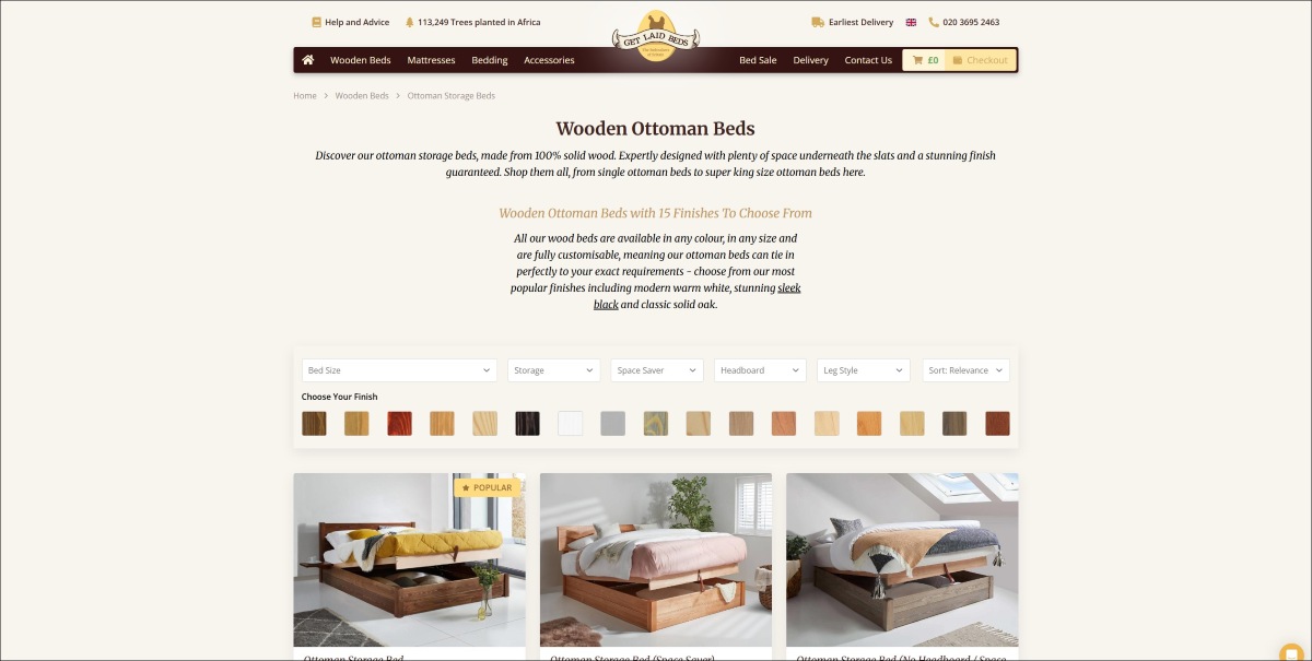 get laid beds home page